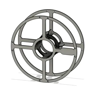 Ultra light spool with Label