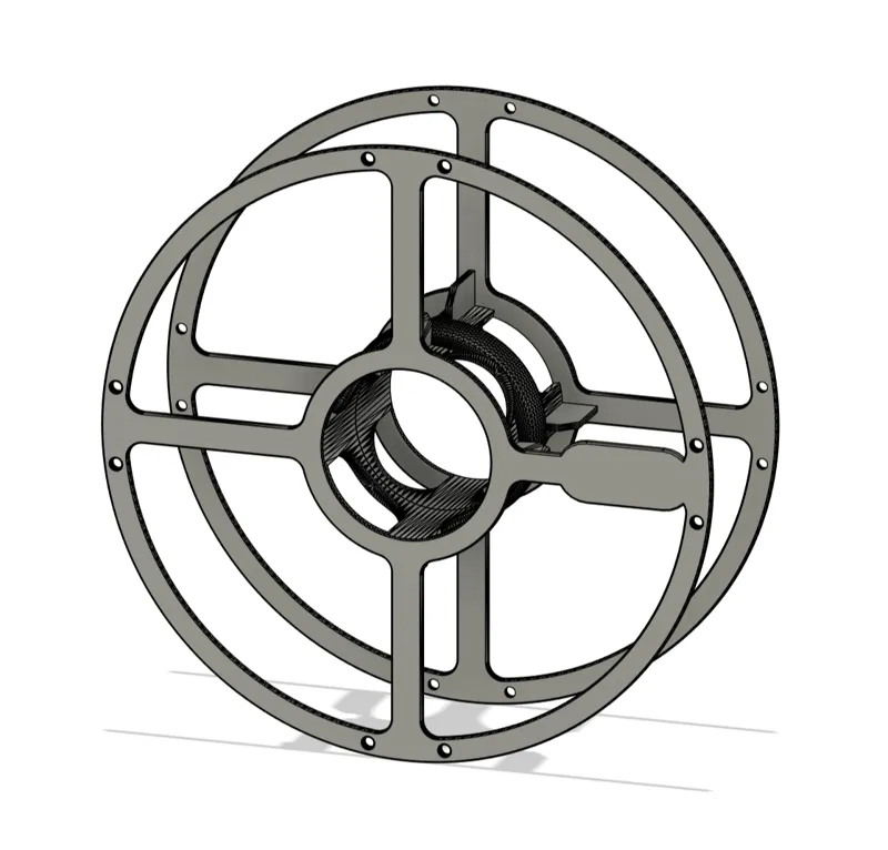Ultra light spool with Label