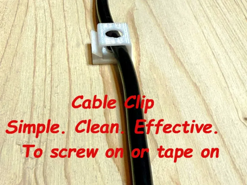 Cable Clip – Universal Mount for Cable Management