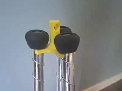 Juggling Club Transport Clip for Backpacks