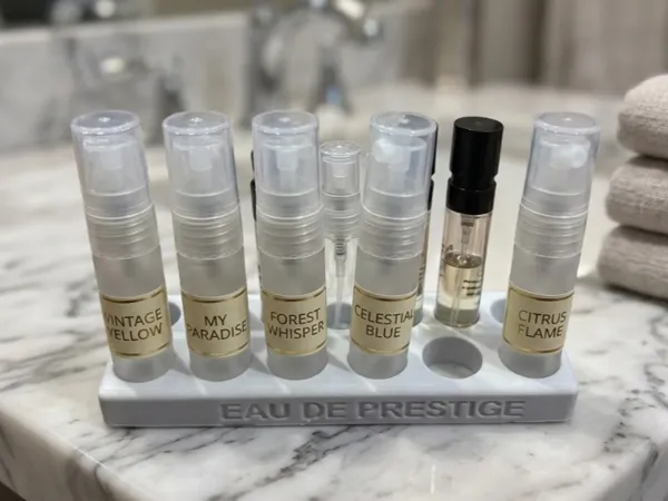 Présentoir pour échantillons de parfum