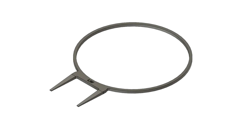Plant support ring, simple circular.