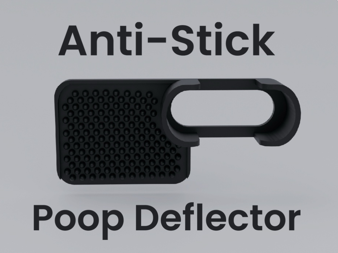 Anti-Stick Poop Deflector (A1 & A1 Mini)