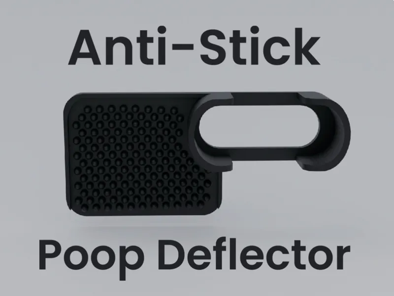 Anti-Stick Poop Deflector (A1 & A1 Mini)