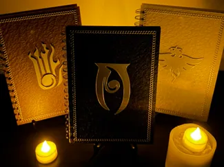 Skyrim Spelltome: Conjuration - A5 Notebook cover