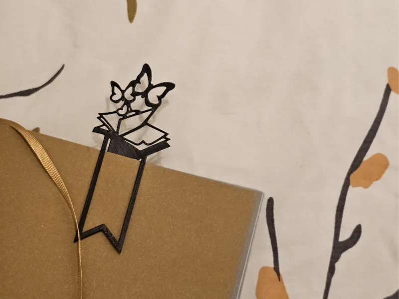 Book & Butterfly Bookmark