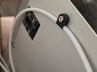 Simple PTFE tube clip