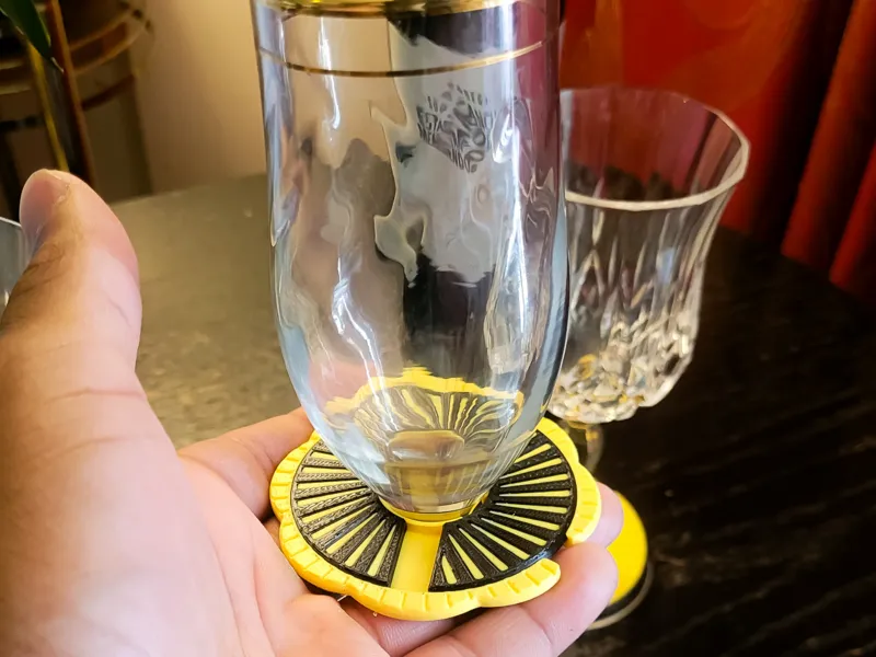 Wine Glass Etiquette Holder Accessory