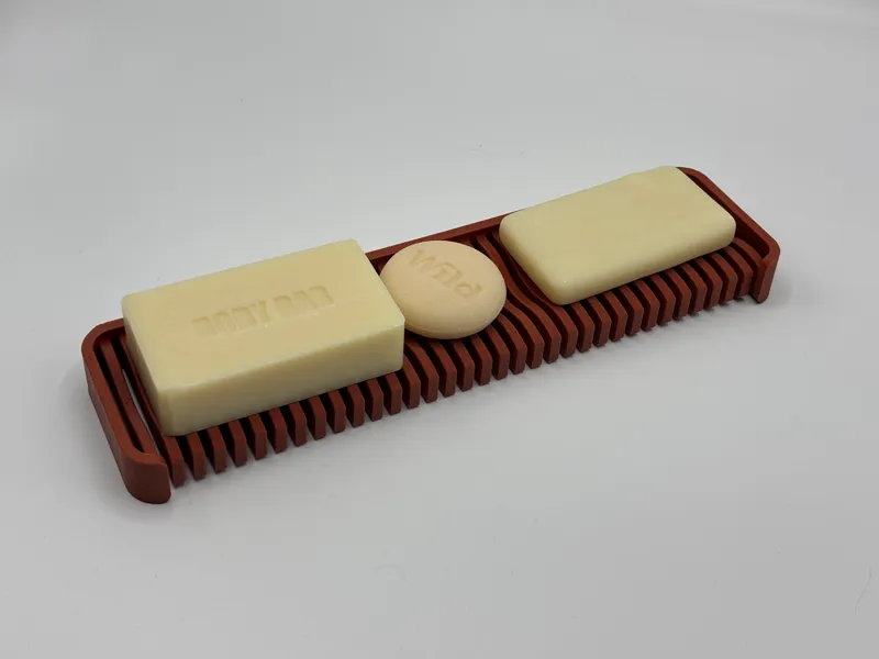 Soap holder for bathroom wall