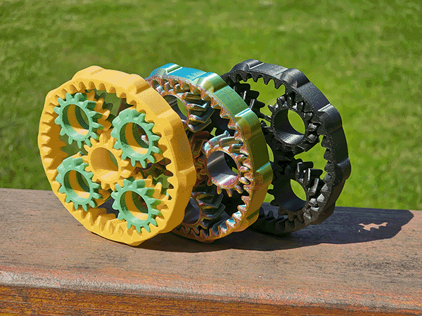 Fidget Spinner with Gears