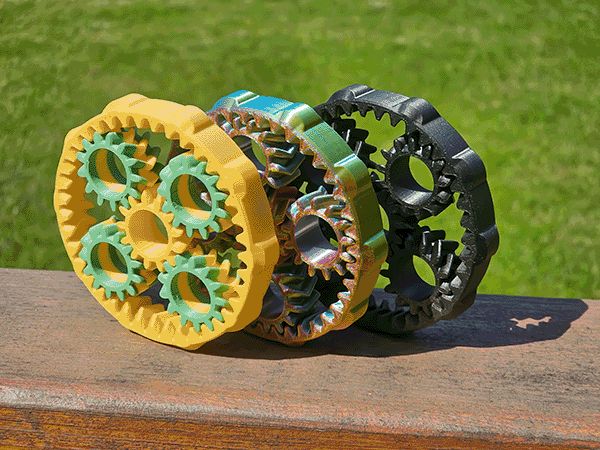 Fidget Spinner with Gears