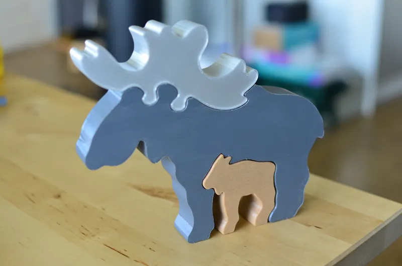 Decorative Moose Puzzle