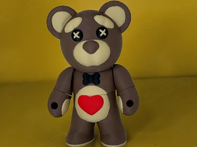 Articulated Teddy - Valentines