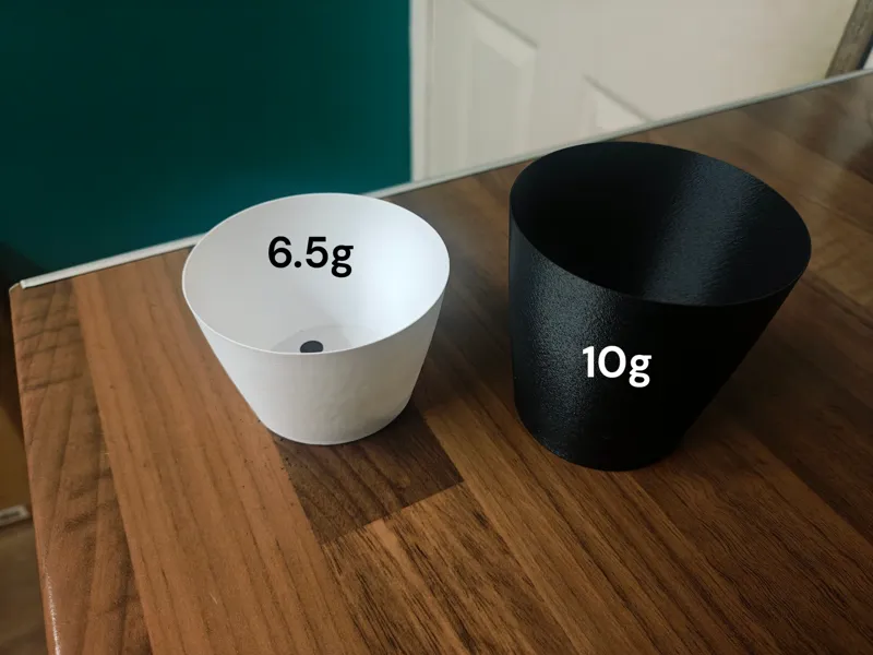 Lightweight 3in 75mm plant pots (Stackable)