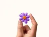 Two Tone Flower Keychain