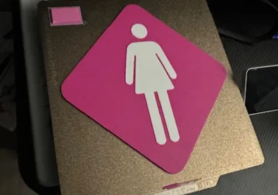 Womens Bathroom Sign