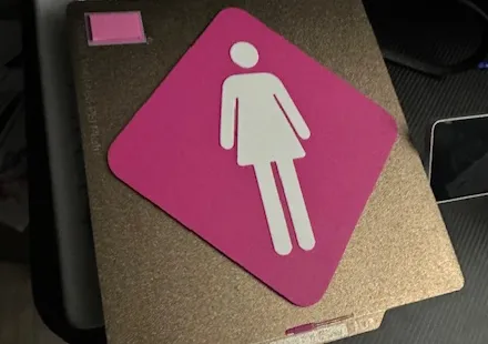Womens Bathroom Sign