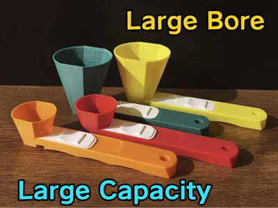 Large Caliber Powder Funnel Scoop - Protein Powder, Coffee, Milk Powder