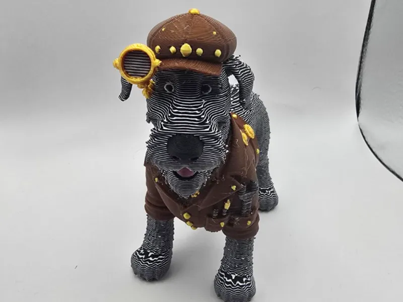 Cogsworth the Steampunk Wolfhound