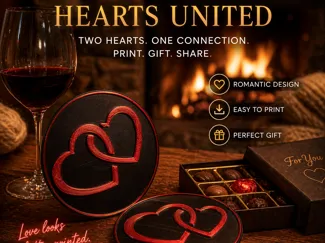 Valentine 's day LOVE Coaster