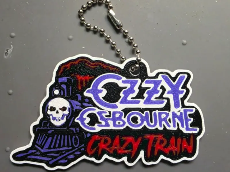 HHN 35 2026 Ozzy Osbourne House Train Keychain