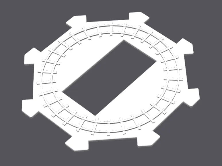 Large Mexican Train Dominoes Centerpiece
