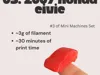 0.2mm layer, 2 walls, 15% infill