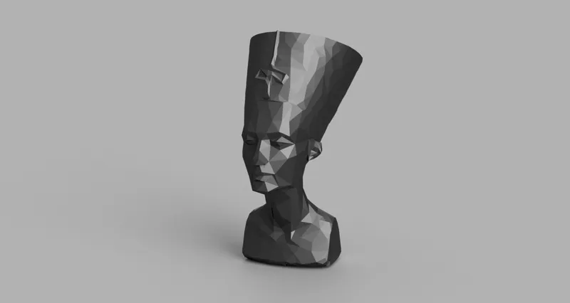 Low-Poly Nefertiti