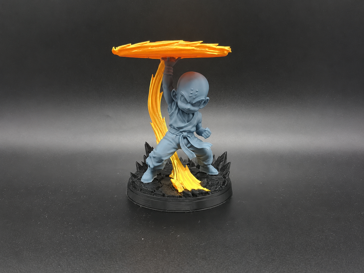 Dragon Ball Krillin Destructo Disc Attack Diorama - 1