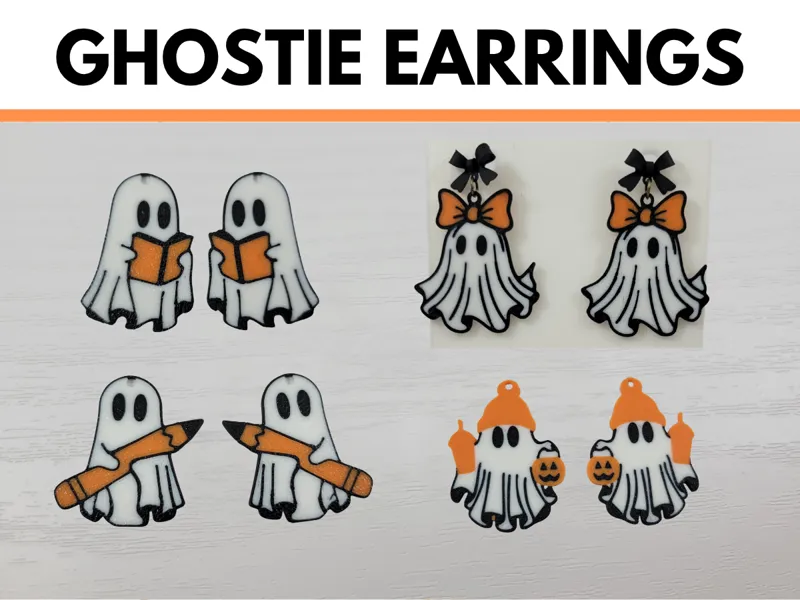 Ghost Lifestyle Earrings Trendy Ghost Earrings