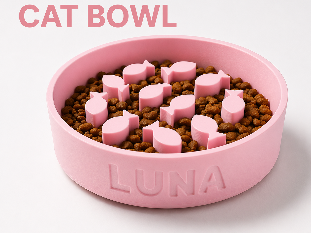 Miniatura 2 do modelo 3D Slow Feeder Cat Bowl