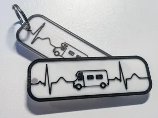 Pulse Camper Keychain