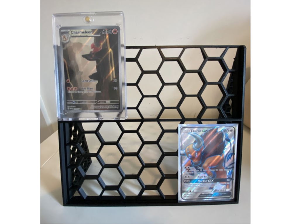 Lightweight Honeycomb Pokemon Card display (2x3)