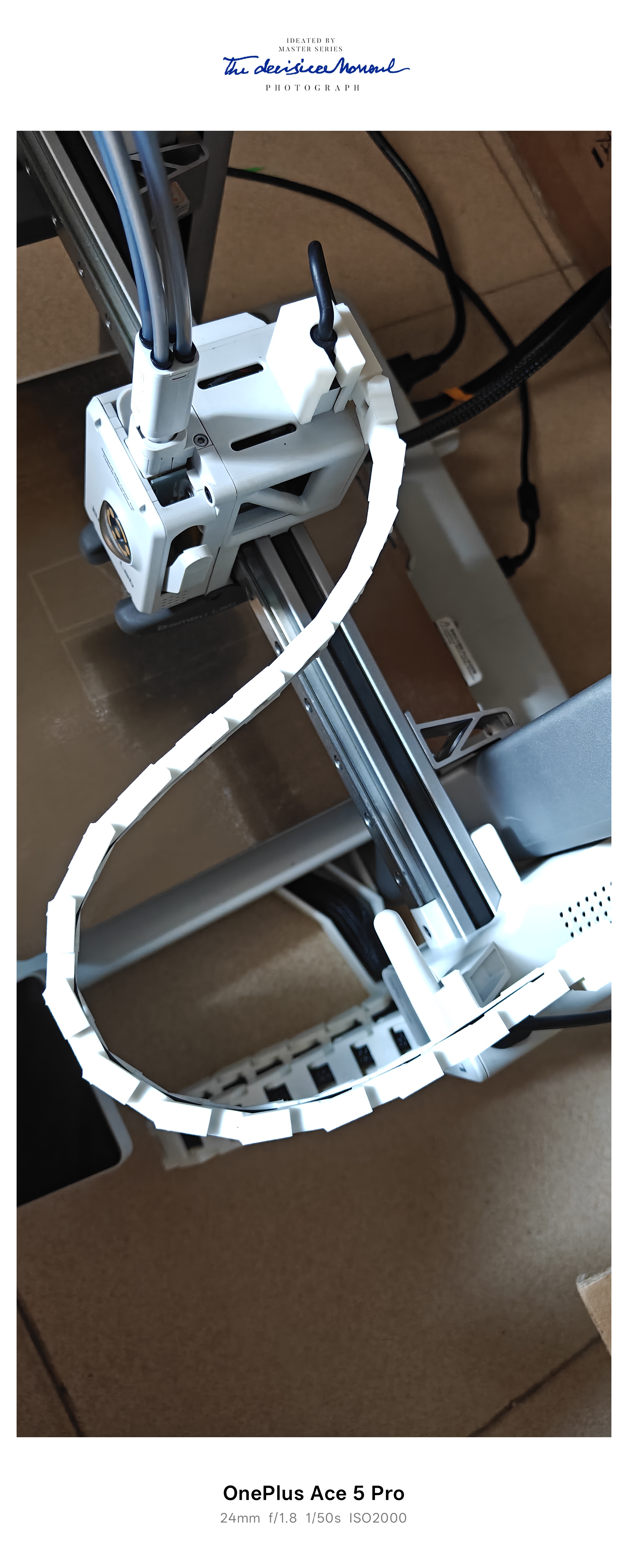 Miniatura 2 do modelo 3D 拓竹A1 X轴拖链 横向轻量化坦克链