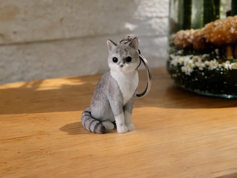 Portachiavi Gatto - colori personalizzabili