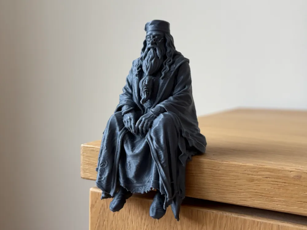 Dumbledore Sitting on Shelf Figure | Harry Potter - Free 3D Print Model ...