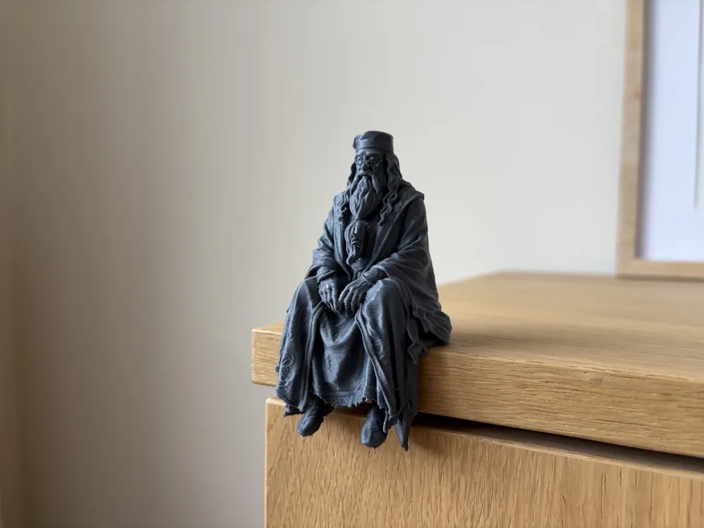 Dumbledore Sitting on Shelf Figure | Harry Potter - Free 3D Print Model ...