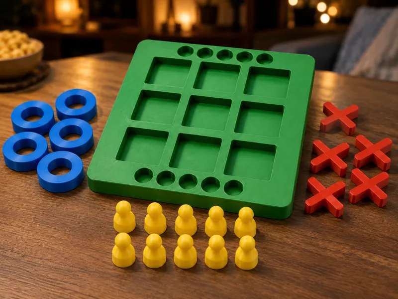 Tic-Tac-Toe 5 Point Battle Game