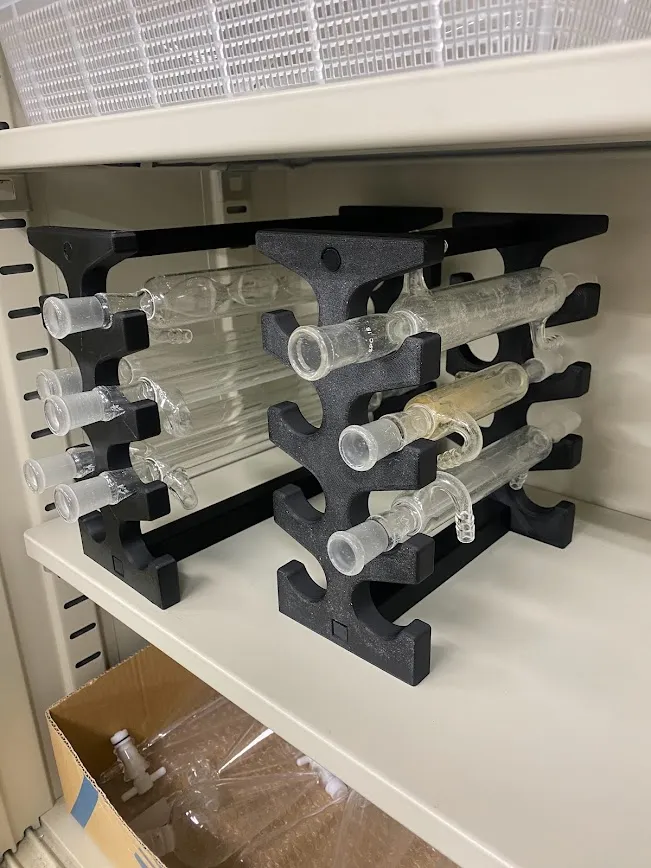 6 Inch Lab 3d Printed Lab Rack Liebig Condenser Rack for Lab Storage - Free 3D Print Model - MakerWorld