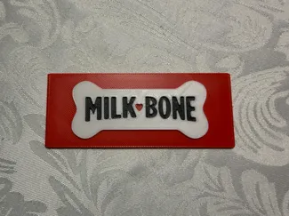 Milk-Bone Treats Sign for Ultimate Candy Machine