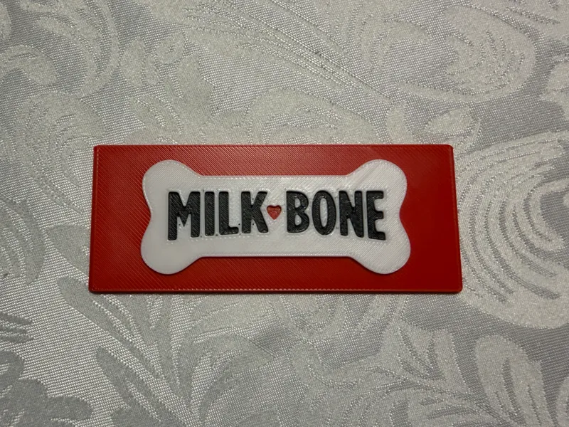 Milk-Bone Treats Sign for Ultimate Candy Machine