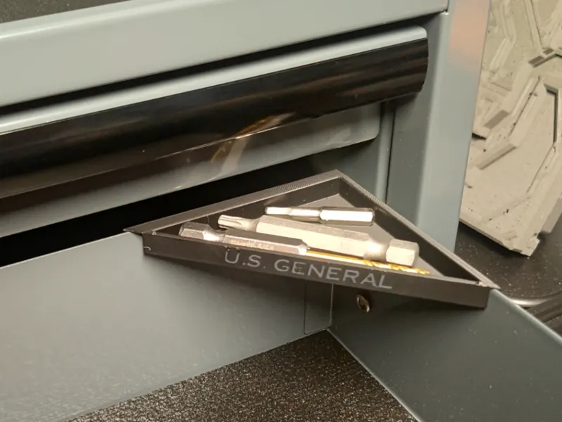 US General Mini Toolbox Corner Tray