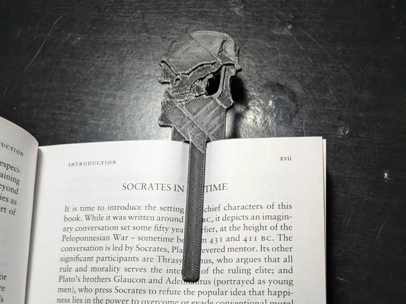 Skull bookmark