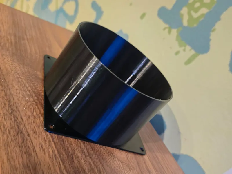 100mm /4 inch Duct Flange Wall Mount Adapter 