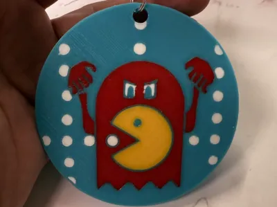 Pacman Keychain-old design