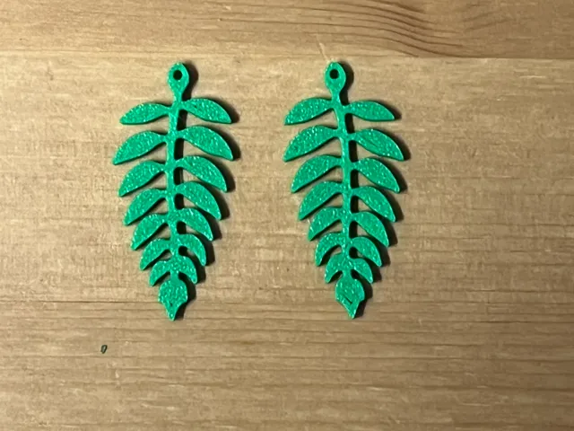 leaf earrings