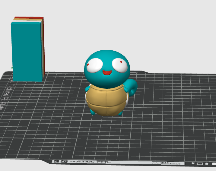 Miniatura 3 do modelo 3D Pokemon智慧の宝可梦 杰尼龟 多色分件（no ams）