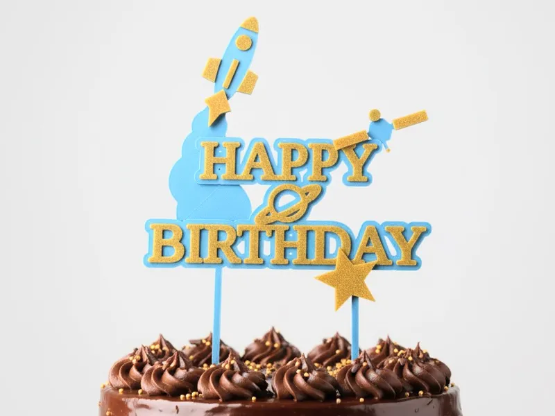 Cake Topper Generator - Rocket