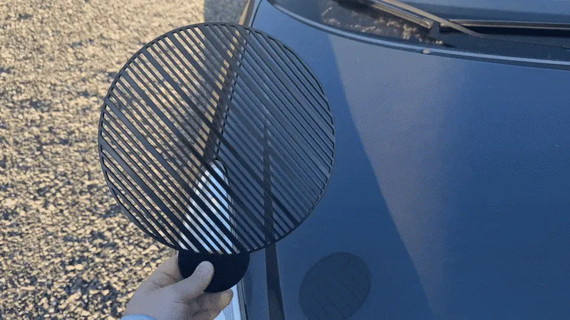 Dent finder for car view 2