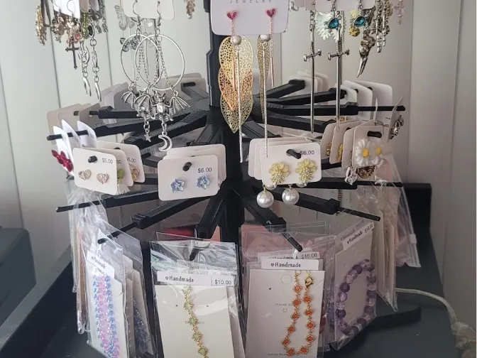 Rotating Jewelry & Small Merchandise Display Stand